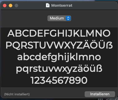 Schrift Installieren Mac
